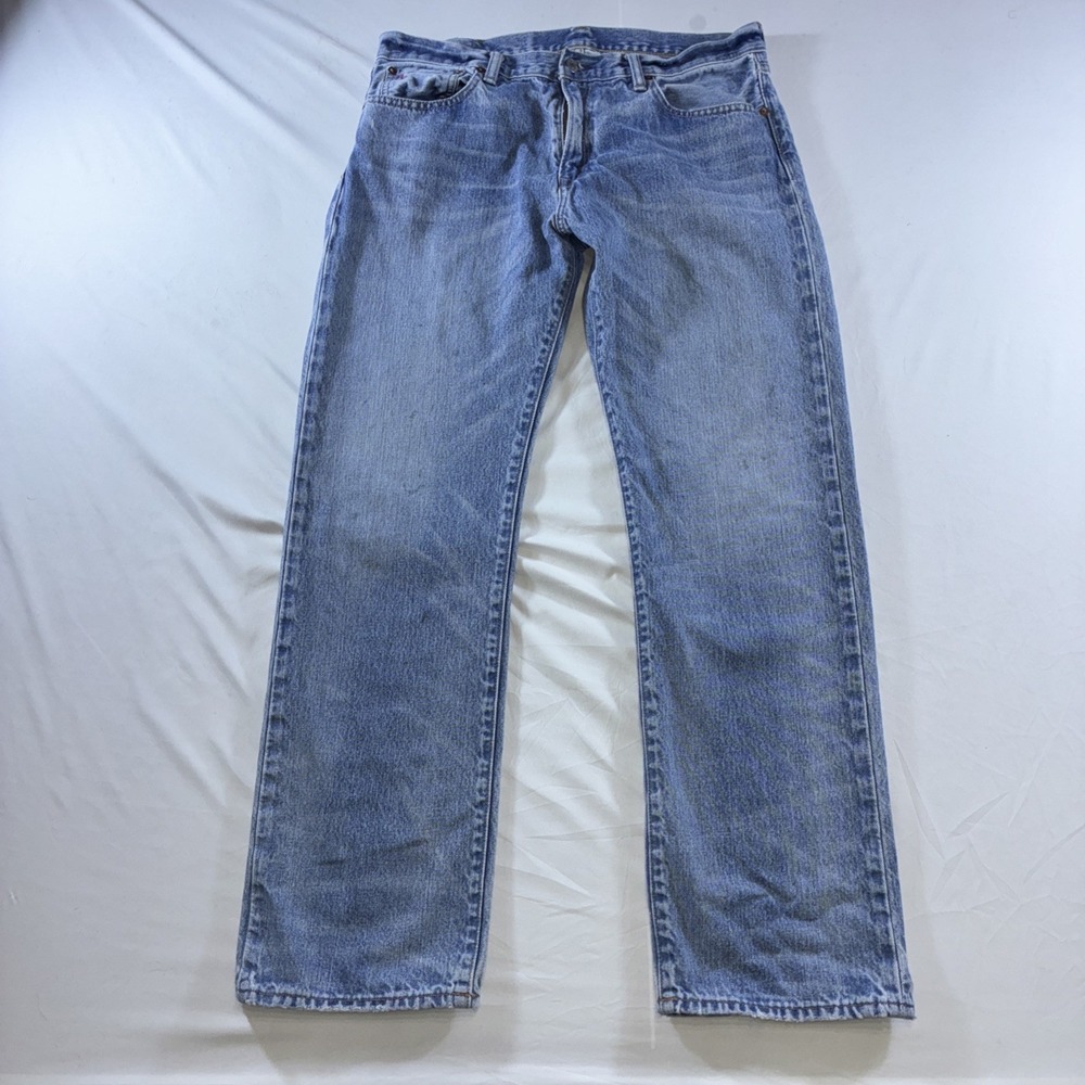 Polo Ralph Lauren Classic Fit 67 Mens Jeans Light Wash Blue Straight Leg 36x32‎